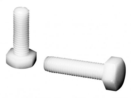 Болт DIN 34810 с шестигранной головкой и полной резьбой полиамид