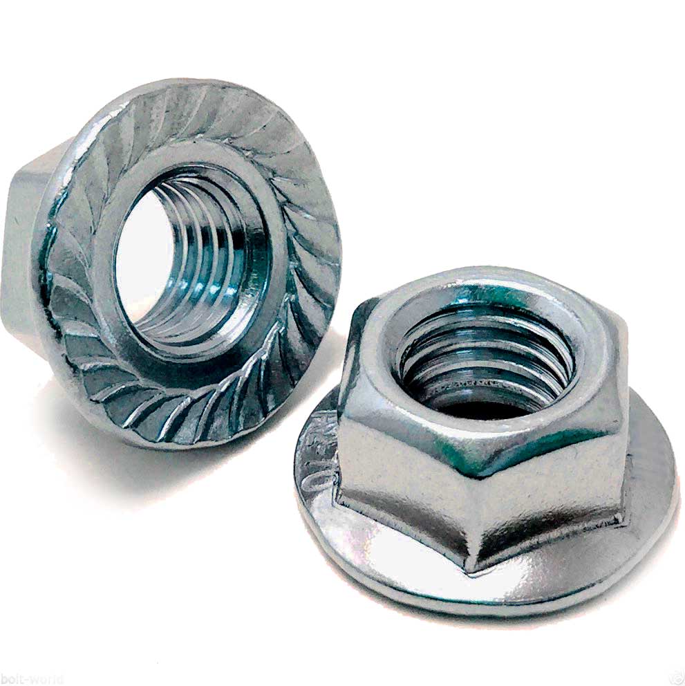 Гайка DIN 6923 з фланцем